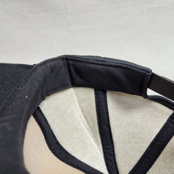 Terrys Uniforms Cap Hat Snap Back Black Adjustable Spell Out Chief of Police - Picture 7 of 12